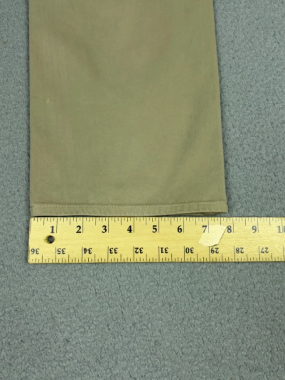 AG Adriano Goldschmied The Graduate Pants Men's 33x32 Khaki Beige Tailored Leg